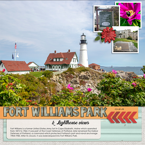 Fort Williams Park and lighthouse views