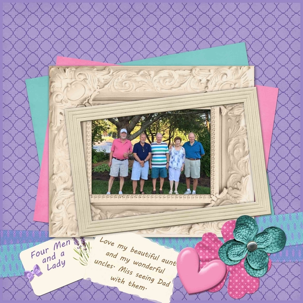 Four Men and a Lady