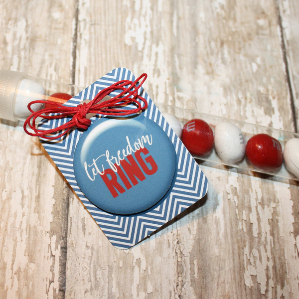 Fourth of July treat tags