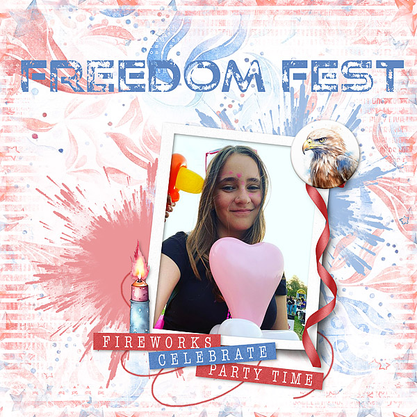 Freedom Fest collaboration by Karen Schulz Designs and Tami Miller LO 1 by 