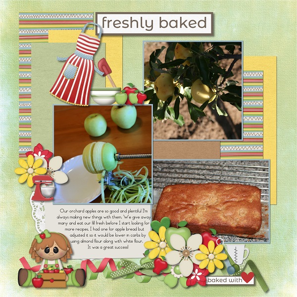 Fresh Baked Apple Bread