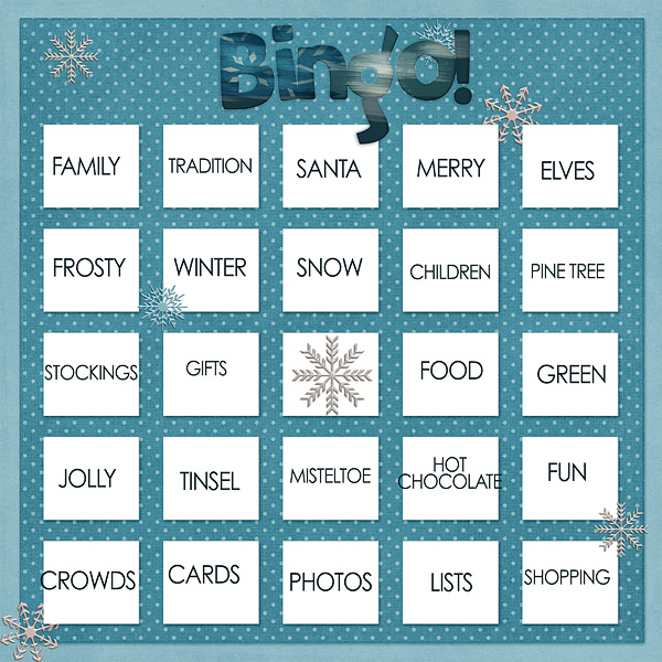 Friday Night Out Bingo