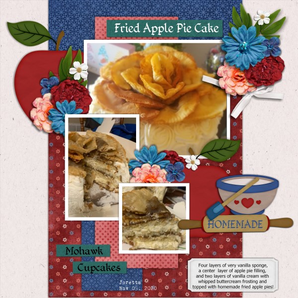 Fried Apple Pie Cake