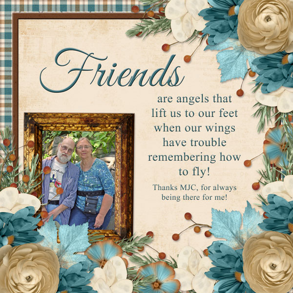 Friends are angels ...