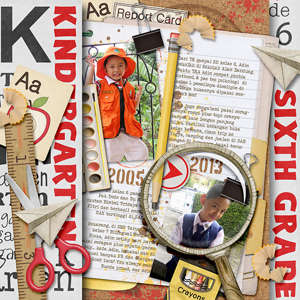 From kindergarten to grade 6