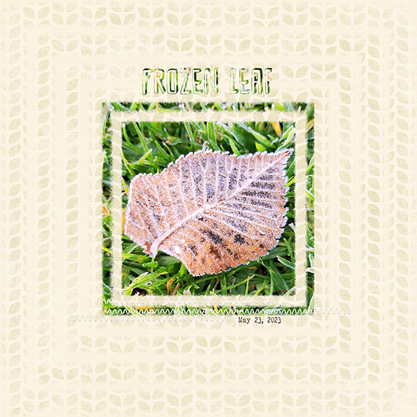Frozen Leaf