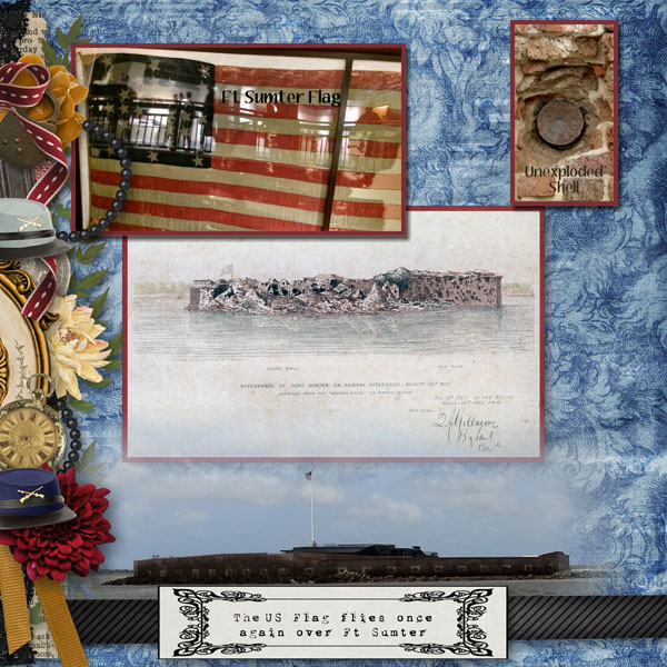 Ft Sumter Now and Then
