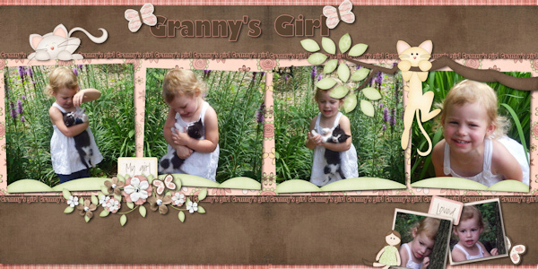 Full double page look Granny's girl