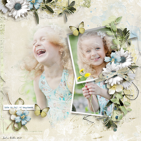 full of happiness