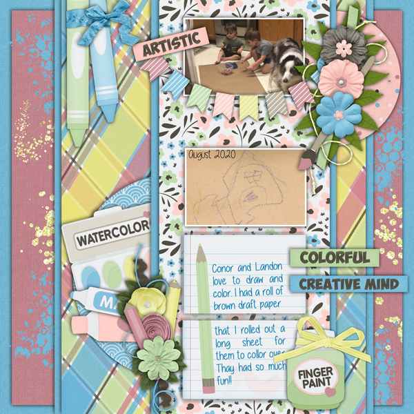 FUN ART - TWIN MOM SCRAPS