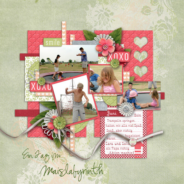 Fun on the trampolins