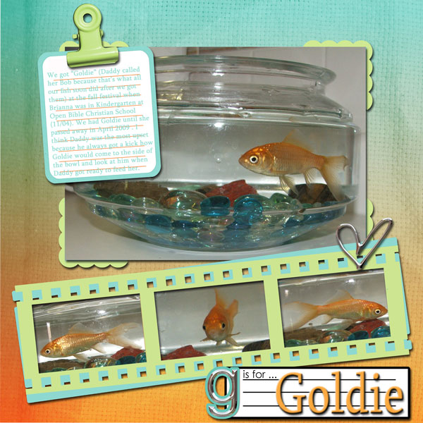 G is for Goldie