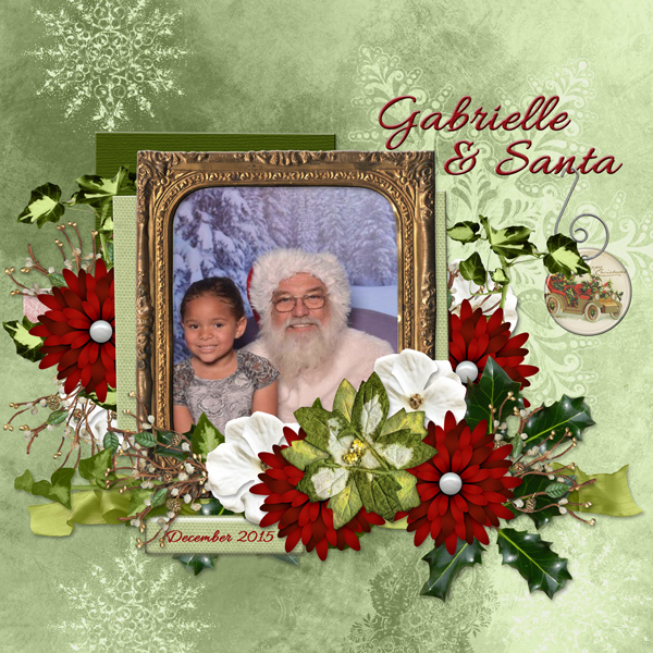 Gabrielle + Santa
