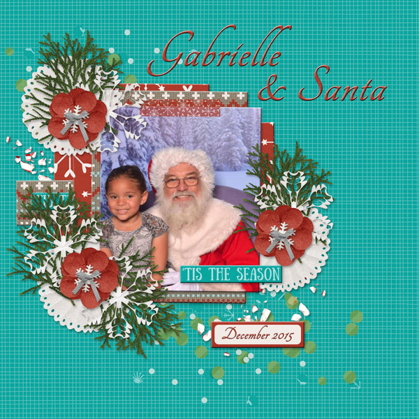 Gabrielle + Santa