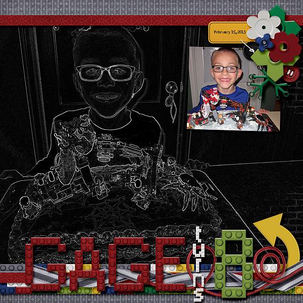 Gage Turns 8 (left page)
