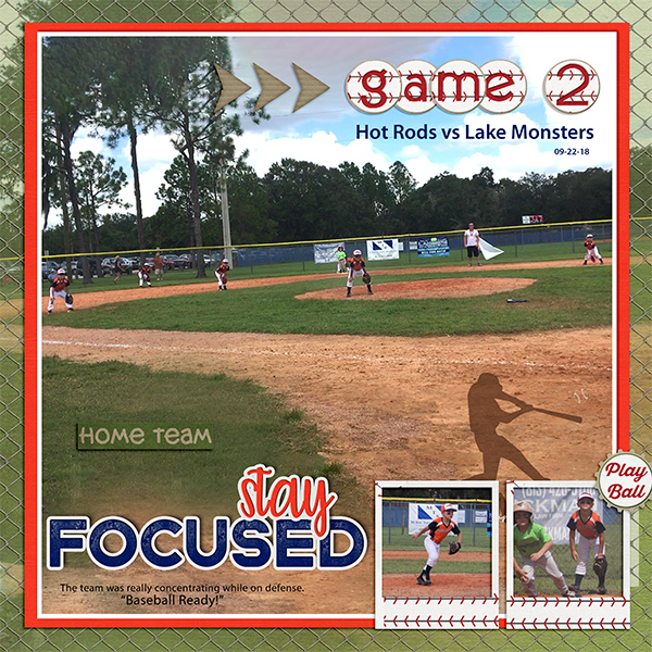 Game 2 Hot Rods vs Lake Monsters