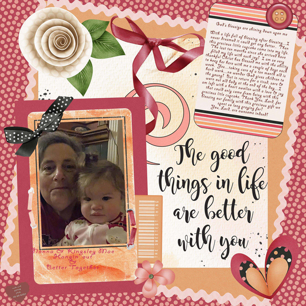 Gamma Nonna + her precious Cupcake are "Better Together!"