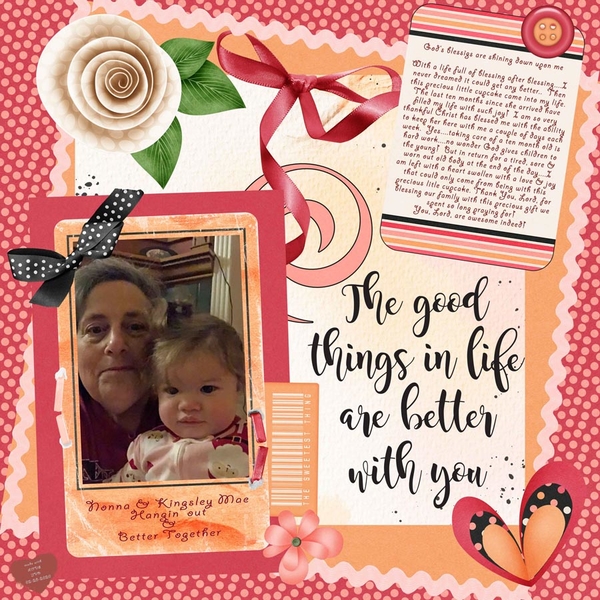 Gamma Nonna + her precious Cupcake are "Better Together!"