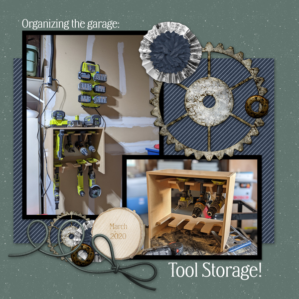 Garage organization - tool rack!