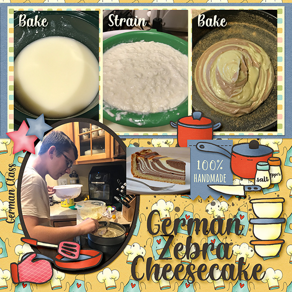 German Zebra Cheesecake