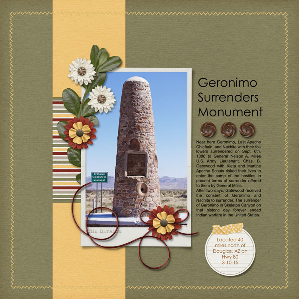 Geronimo Surrenders Monument