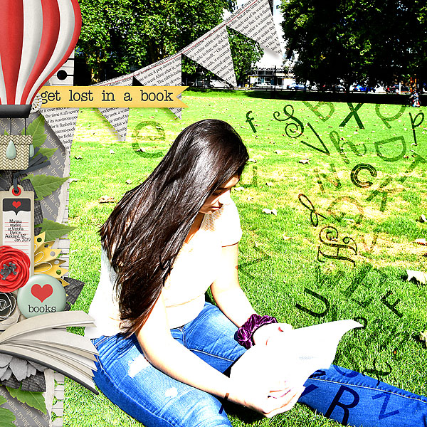 get lost in a book