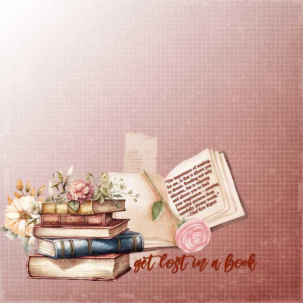 get lost in a book