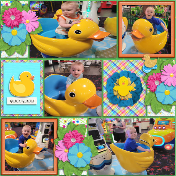 Gideon loves the duck