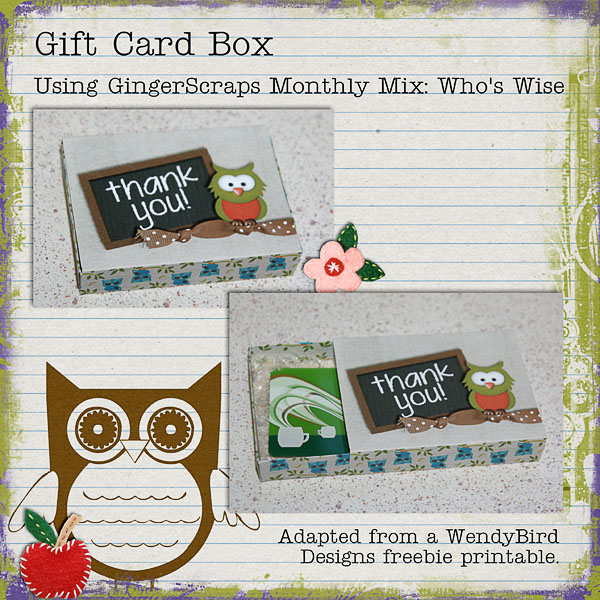 Gift Card Box