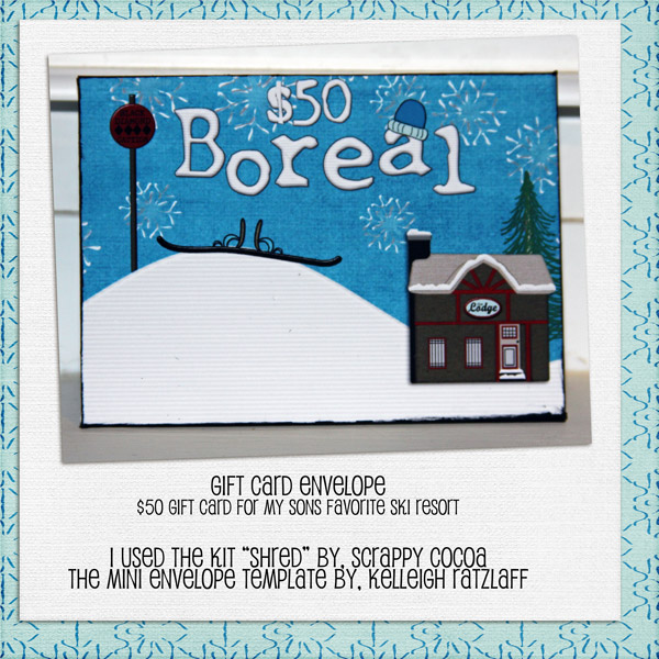 Gift Card Envelope