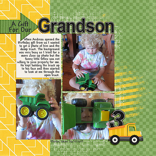 Gift for our Grandson