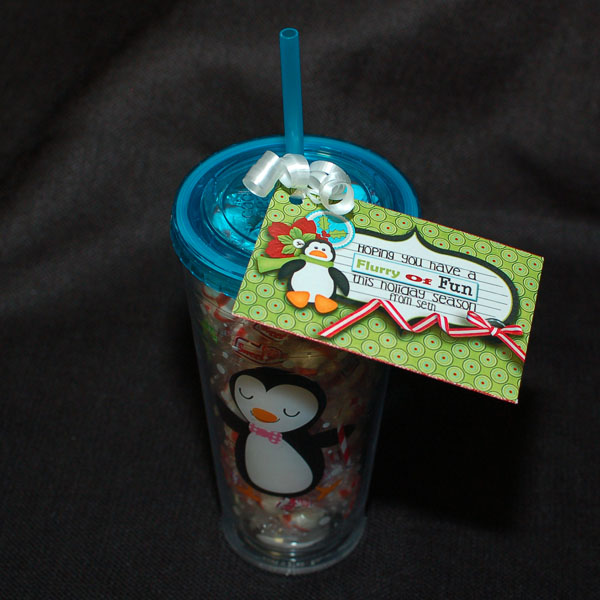giftcard holder with cup
