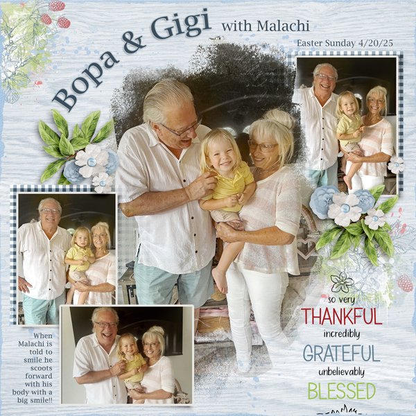 Gigi & Bopa with Malachi-Easter