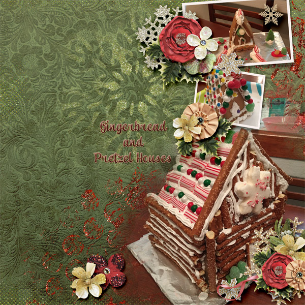 Gingerbread and Pretzel Houses
