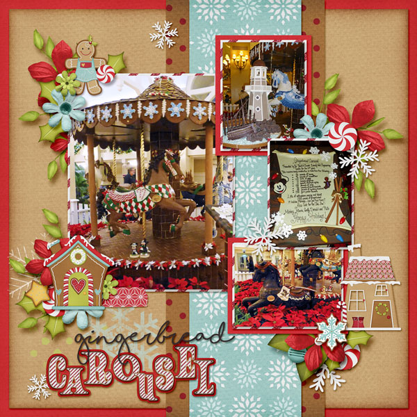 Gingerbread Carousel left