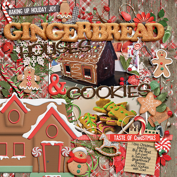 Gingerbread houses and cookies