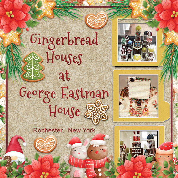 Gingerbread Houses at George Eastman House