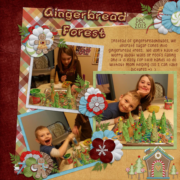 Gingerbread Tree Forest (challenge version)