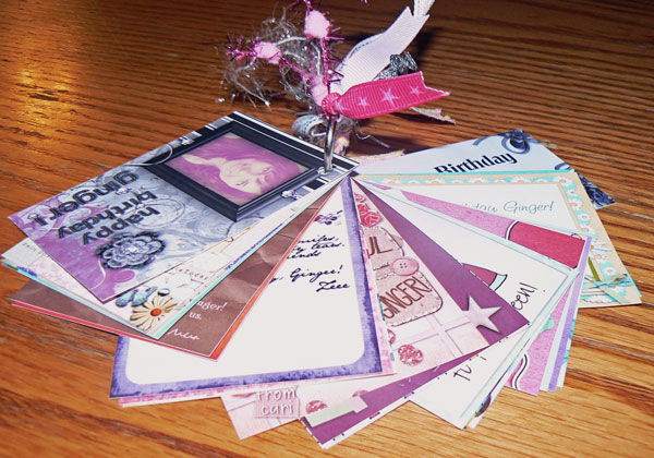 Gingers B-Day cards :)