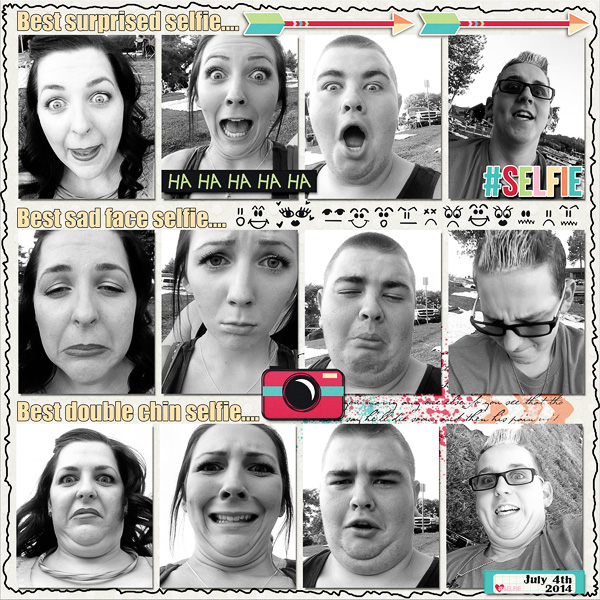 #GingerScrapsSelfie {left side}