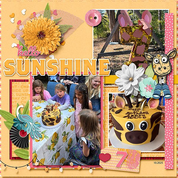 Giraffe Birthday