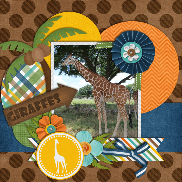 Giraffes - Left Page