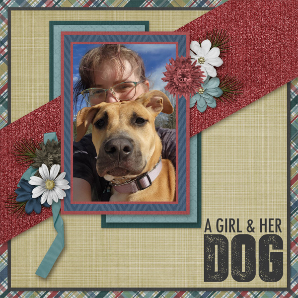 Girl and her dog
