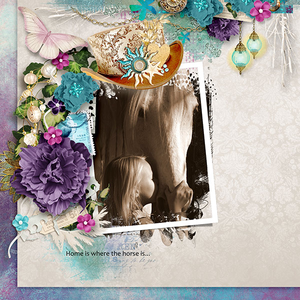 Girl and Horse