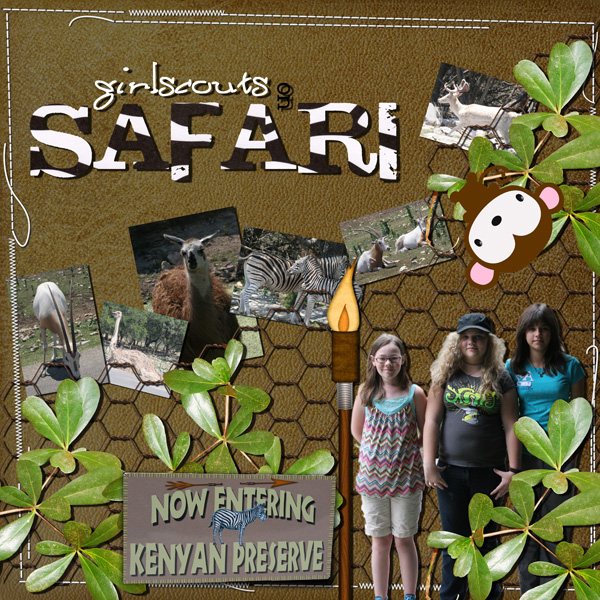 Girl Scouts on Safari