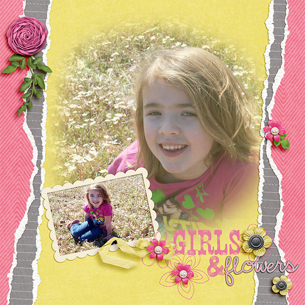 Girls and Flowers
