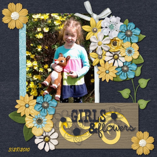Girls and Flowers