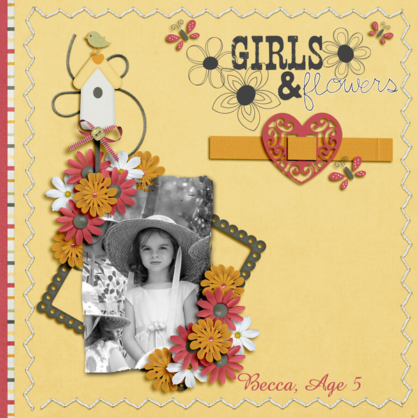 Girls and Flowers