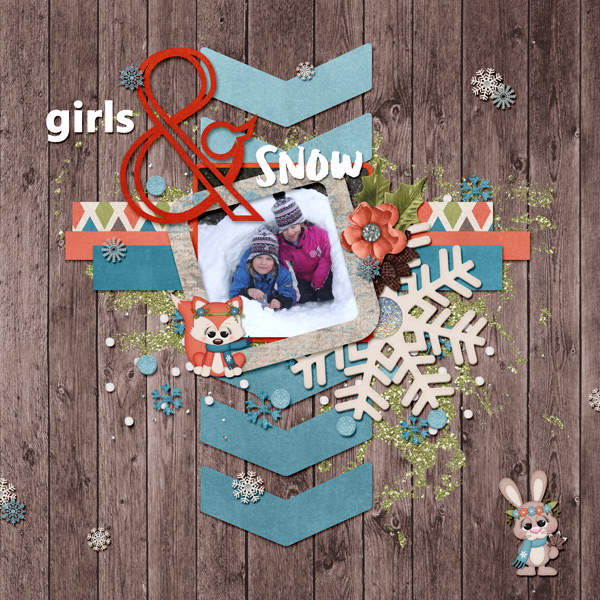 girls and snow