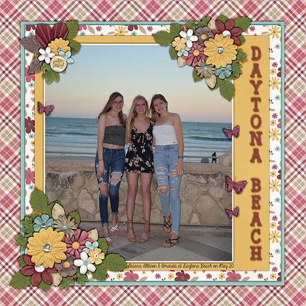 Girls at sunset